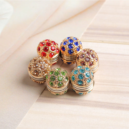 Alloy Diamond Muslim Magnetic Buckle Corsage for Securing Hijab